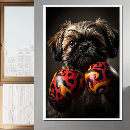Pugilist Pooch Canvas Print