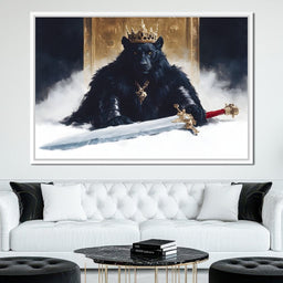 Sovereign Panther Knight - NicheCanvas