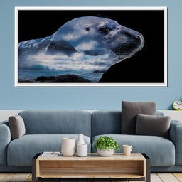 Coastal Seal Ocean Reverie - NicheCanvas