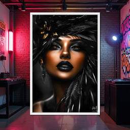 Golden Elegance in Shadows - NicheCanvas