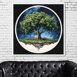 Celestial Roots Tree - NicheCanvas