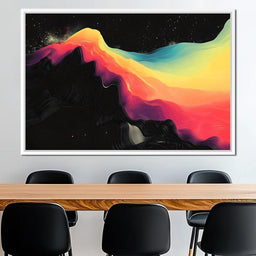 Transcendent Color Waves - NicheCanvas