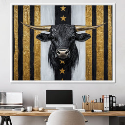 Majestic Bull Gold Standart - NicheCanvas