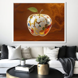The Kintsugi Apple - TooplesArt - NicheCanvas