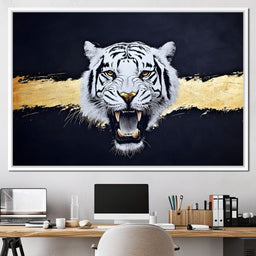 Majestic Tiger Roar Radiance - NicheCanvas