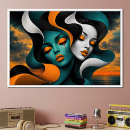 The Lovers Who Never Spoke - TooplesArt - NicheCanvas