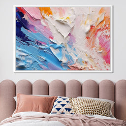 Radiant Impasto Color Surge - NicheCanvas