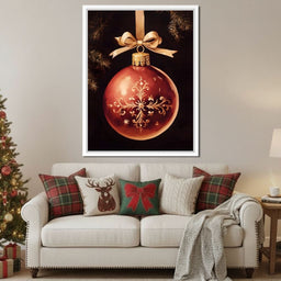 Classic Christmas Bauble Charm - NicheCanvas
