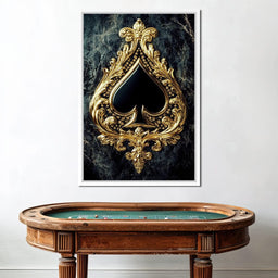 Gilded Elegance Spade - NicheCanvas