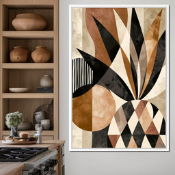 Geometric Geometry Of The Tropical Pineapple - NicheCanvas
