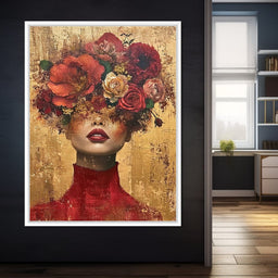 Blossom Crowned Silence - NicheCanvas