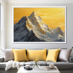 Golden Summit Dawn Radiance - NicheCanvas
