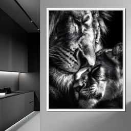 Lion's Bond - NicheCanvas