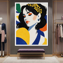 Vivid Leopard Headband Muse - NicheCanvas