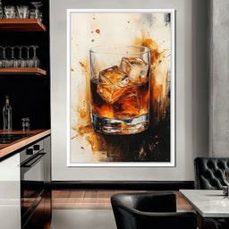 Whiskey Drink Elegance  - NicheCanvas