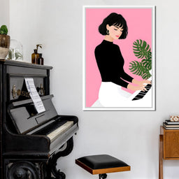 Melody on Rose Studio Keys - NicheCanvas