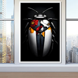 Beneath Floral Wings - NicheCanvas