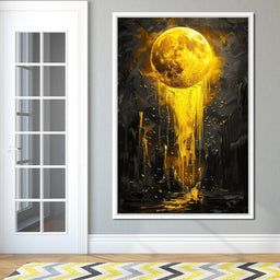 Golden Monolith Meltdown - NicheCanvas