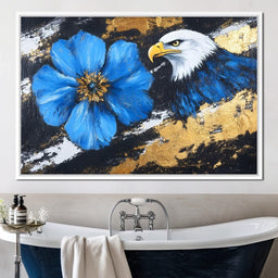 Hawk's Flight with Azure Blossom - Alicia Smith - NicheCanvas