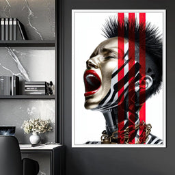 Cyber Scream Queen - TooplesArt - NicheCanvas