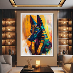 Majestic Anubis Reverie - NicheCanvas