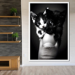 Playful Companions on Thumb - NicheCanvas