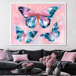 Three Winged Dancers Taking Flight - NicheCanvas