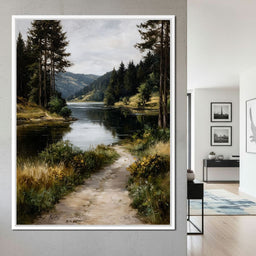 Pine Valley River Pathway - NicheCanvas