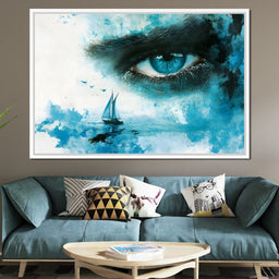 Wanderer's Oceanic Vision - NicheCanvas