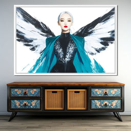 Elegance of Celestial Wings - NicheCanvas