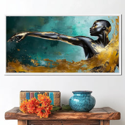 Golden Essence of Movement - NicheCanvas