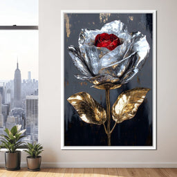 Gilded Petal Enchantment - NicheCanvas