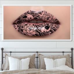 Enchanted Koi Elegance Lips - NicheCanvas