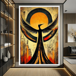 Radiant Wings of Dawn - NicheCanvas