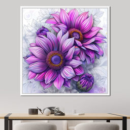 Purple Petal Parade - TooplesArt - NicheCanvas