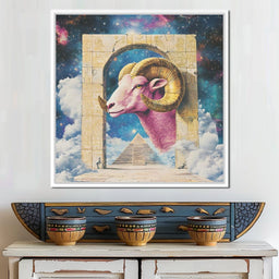 Celestial Gateway Ram - NicheCanvas