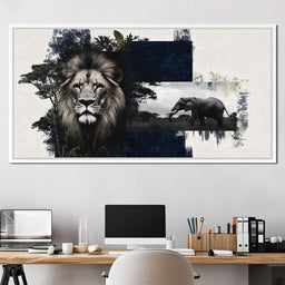 Wild Majesty Safari Dreamscape - NicheCanvas