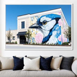 Street Art - Majestic Bluebird - NicheCanvas