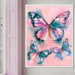 Fluttering Past The Pale Horizon - NicheCanvas