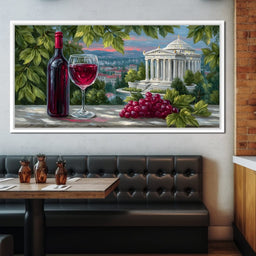 Vineyard Reverie Temple View - NicheCanvas