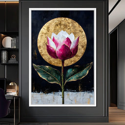 Golden Petal Radiance - NicheCanvas