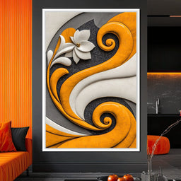 Fusion of Flower and Flow - TooplesArt - NicheCanvas