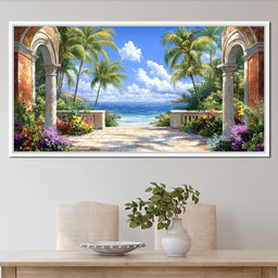 Tropical Gateway to Tranquility - NicheCanvas