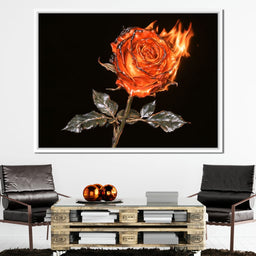 Fading Passion Consumed By Fire - NicheCanvas