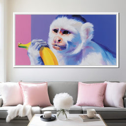 Monkey Dreams of Banana - NicheCanvas