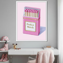 Perfect Match Pink Matchbox - NicheCanvas
