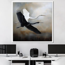 Heron Harmony - TooplesArt - NicheCanvas