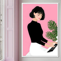 Melody on Rose Studio Keys - NicheCanvas