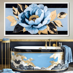 Golden Petal Harmony Blossom - NicheCanvas