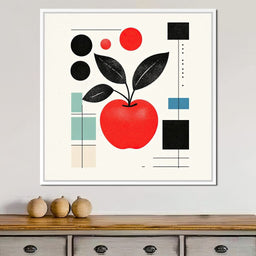 Geometric Apple - NicheCanvas